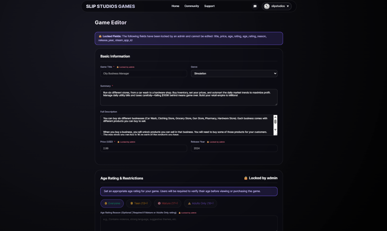 Game Editor